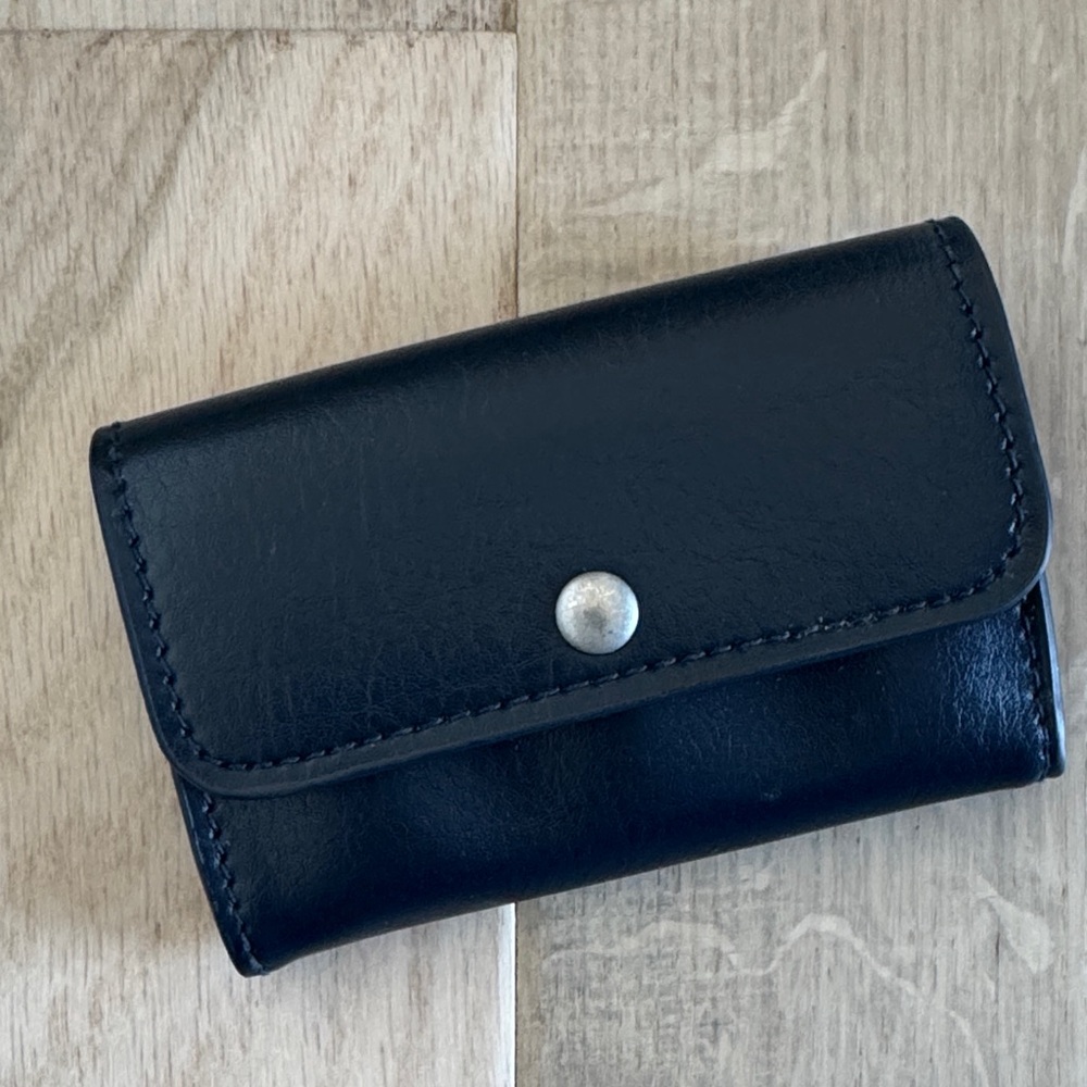 Brandy Melville Navy Leather Wallet